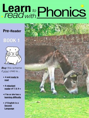 cover image of Learn to Read with Phonics Pre Reader, Book 1